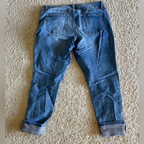 Maurices jeans with plaid cuff - Picture 4 of 5